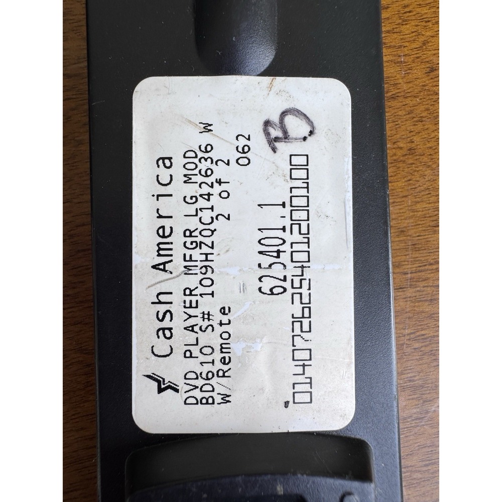 Genuine LG AKB73495301 Blu Ray DVD Player BD600 BD610 BD620 TESTED ORIGINAL OEM - Picture 4 of 5